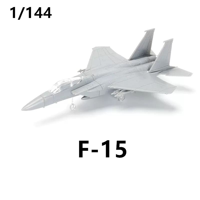 НаборИз8Мини-моделейСамолетов,Истребителей,Игрушки-головоломкиСБазой,МожноРаскрашивать,AV8AF5EF15FA18UH1HMI8SU25SU30