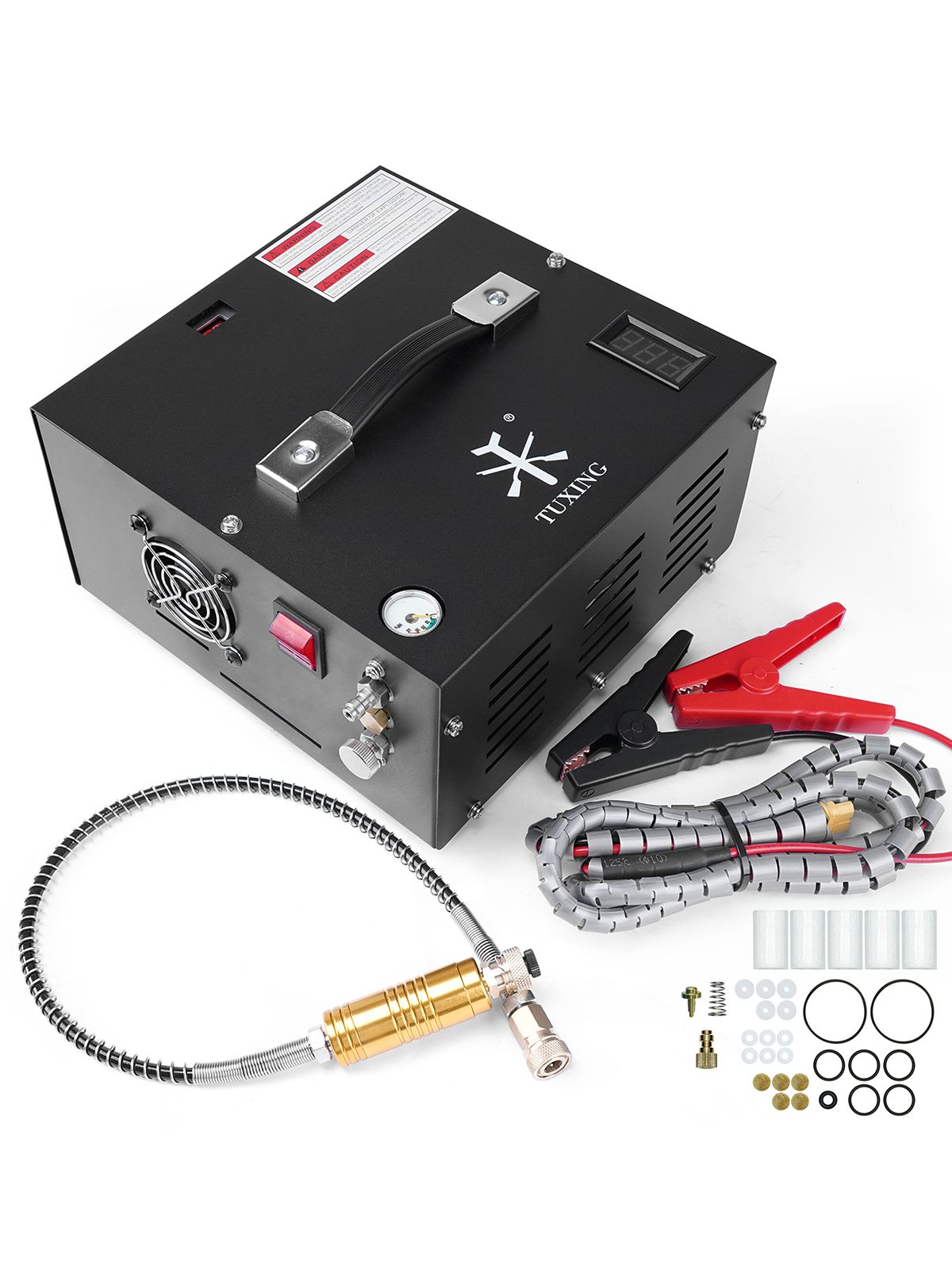 ВоздушныйкомпрессордляPCP300барВстроенныйтрансформатор220В12В