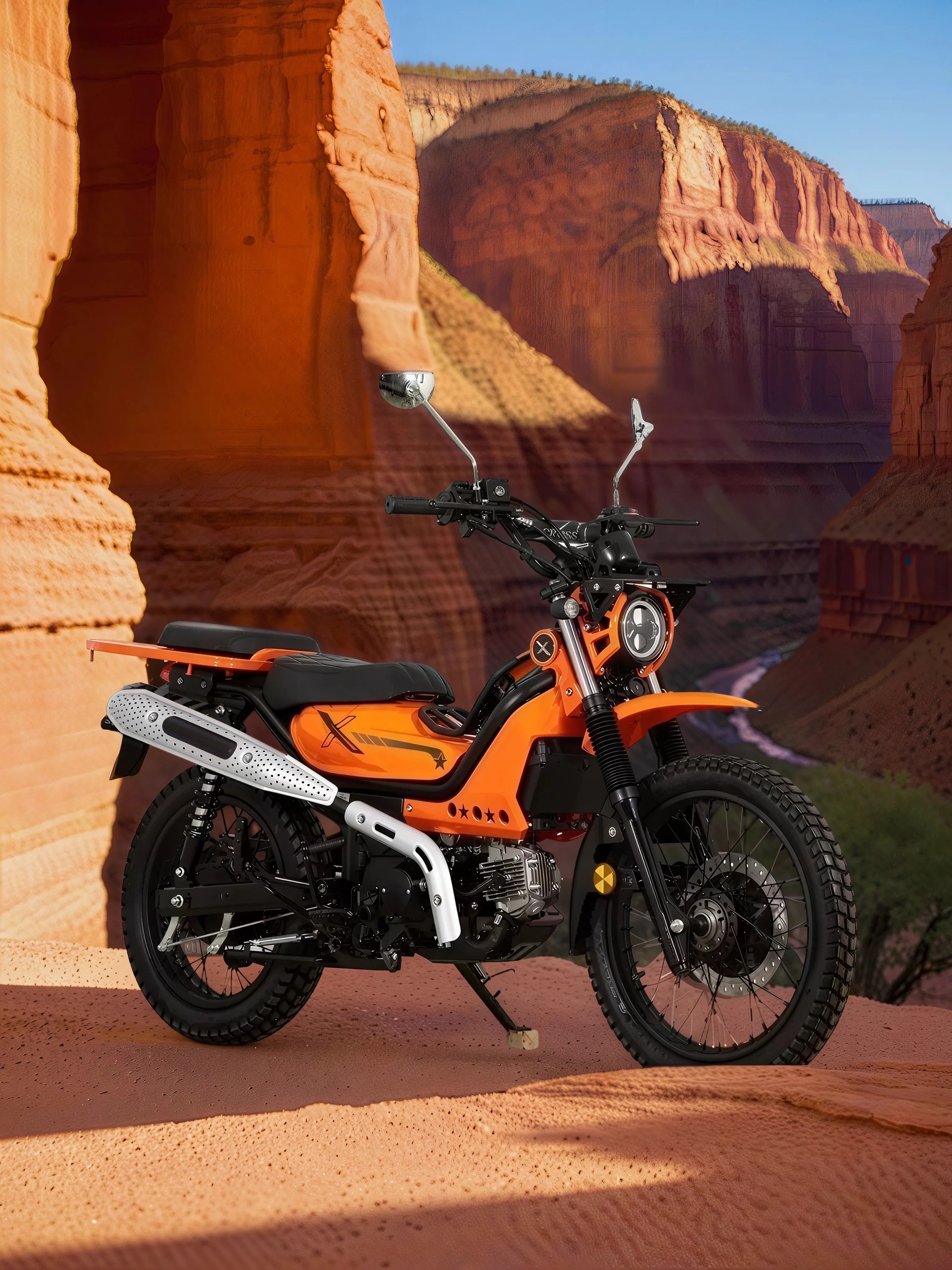 МопедXTRAIL110см3(49,9см3)(оранжевый)