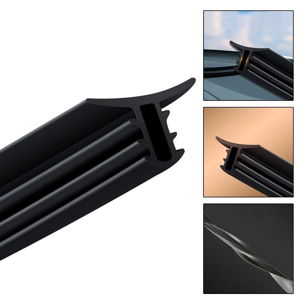 1,6мУплотнительнаялентадлялобовогостеклаавтомобиляЗвукоизоляционнаяипыленепроницаемаяуплотнительнаялента