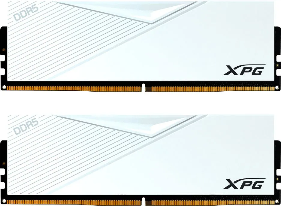 ADATA Оперативная память ADATA AX5U6000C3016G-DCLAWH Оперативная память XPG Lancer, DDR5, 32GB (2x16GB), 6000MHz, CL30, DIMM, с радиаторами, белый DDR5, 6000 МГц, 2 x 16 ГБ (AX5U6000C3016G-DCLAWH)