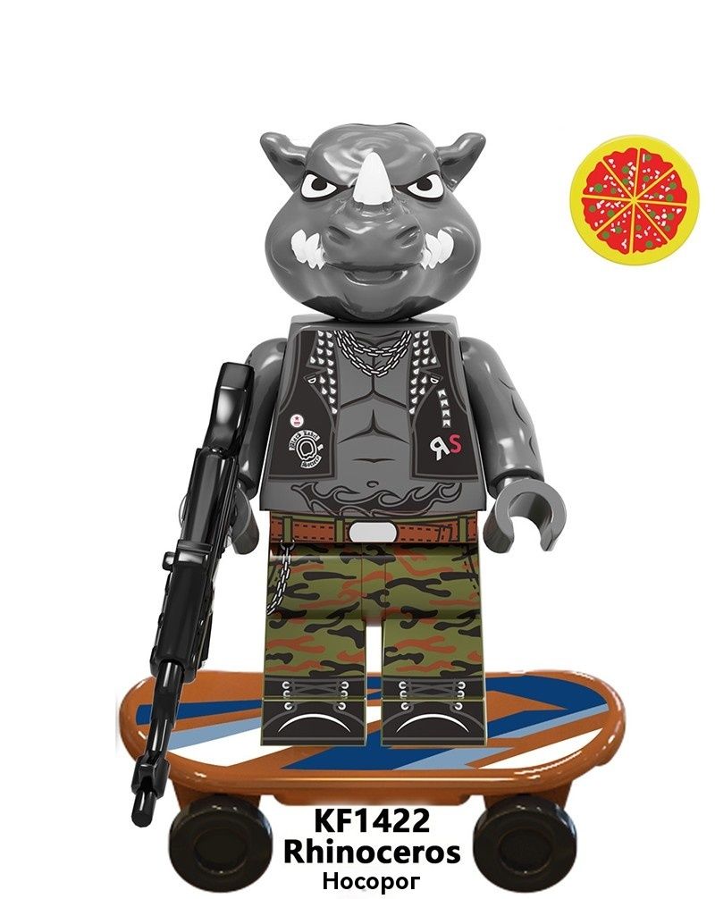 Минифигурка"Черепашки-ниндзяРокстеди(киноверсия)"совместимсконструкторамилего(KF1422)