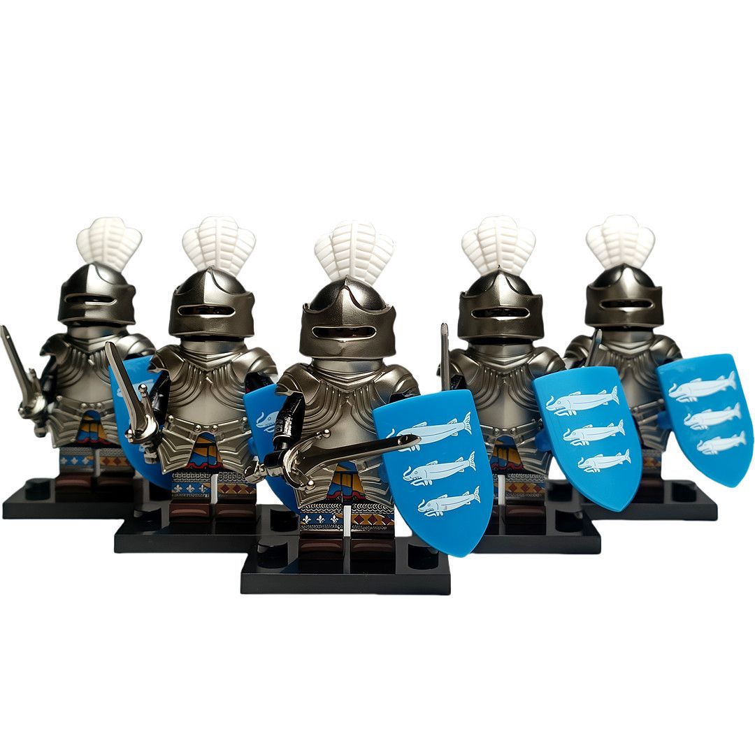 КонструкторРыцарскоеНаследие:БургундскийБарониАнглийскийЛорд,ФранцузскийШевальеиКонныйЛатник,совместимыслегoконструкторами,5шт