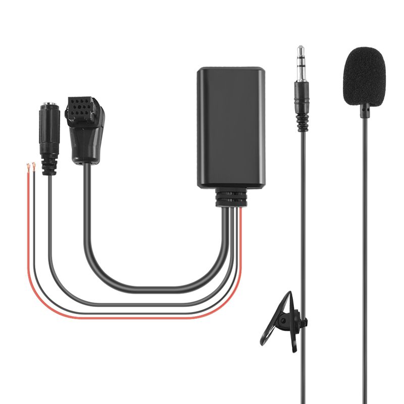 АвтомобильныйBluetooth5.0AUXкабельсмикрофоном,гарнитурадлямобильныхтелефонов,адаптердлябесплатныхзвонковдлямагнитолPioneerIP-BUSP99P01