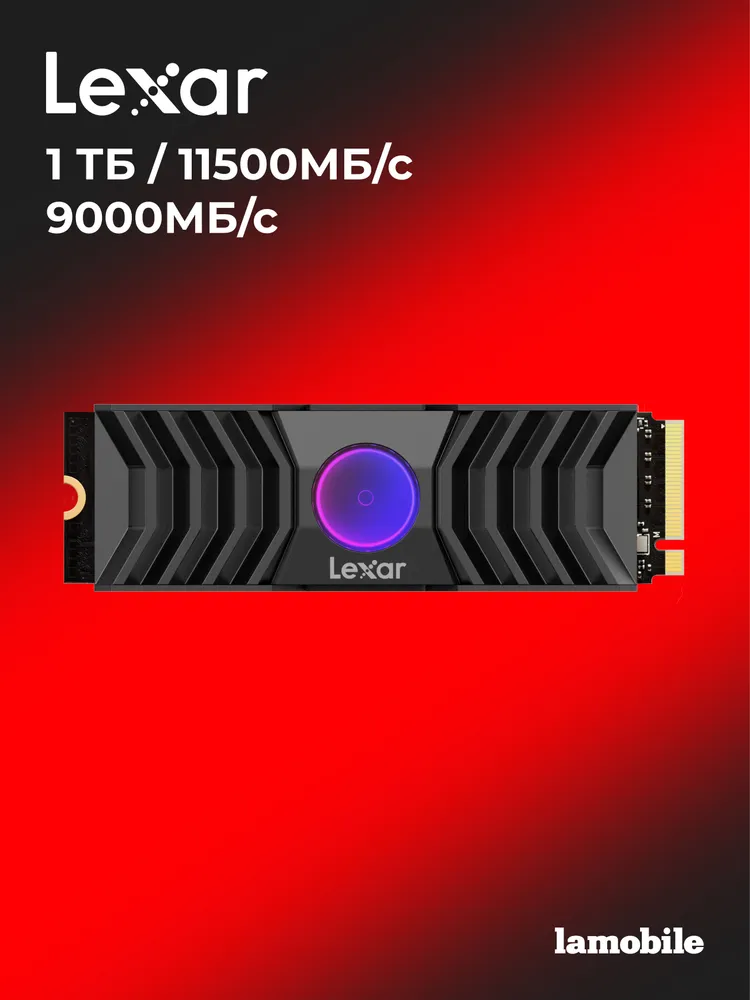 Lexar 1 ТБ Внутренний SSD-диск , M.2, PCI-E 5.0 (LNM1090001T-RNANG)