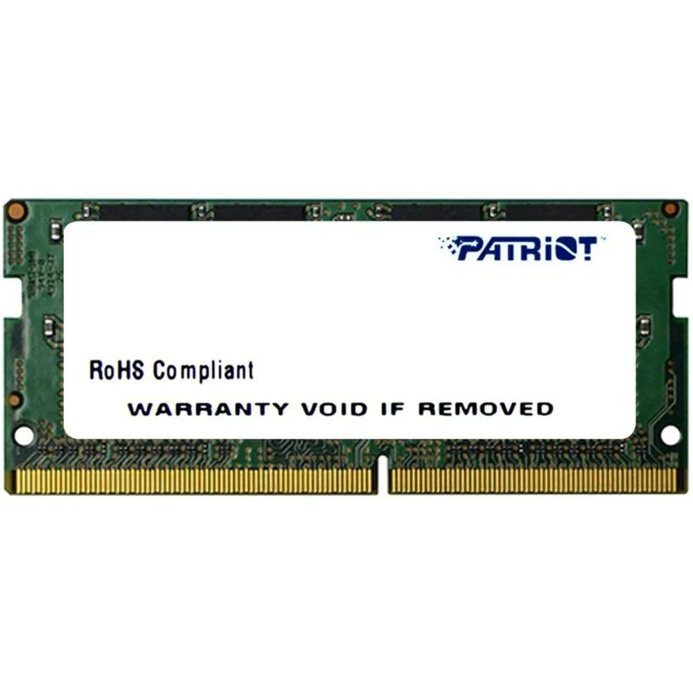 Оперативная память Память DDR4 16GB 2666MHz Patriot PSD416G26662S Signature RTL PC4-21300 CL19 SO-DIMM 260-pin 1.2В dual rank Ret DDR4, 2666 МГц, 1 x 16 ГБ (PSD416G26662S)