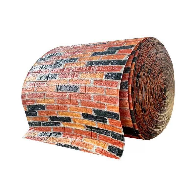 СтеноваяпанельПанелисамоклеющиесядлястенплитка70смx10м,мягкие,3д,3d,интерьерные,пвх,декоративные