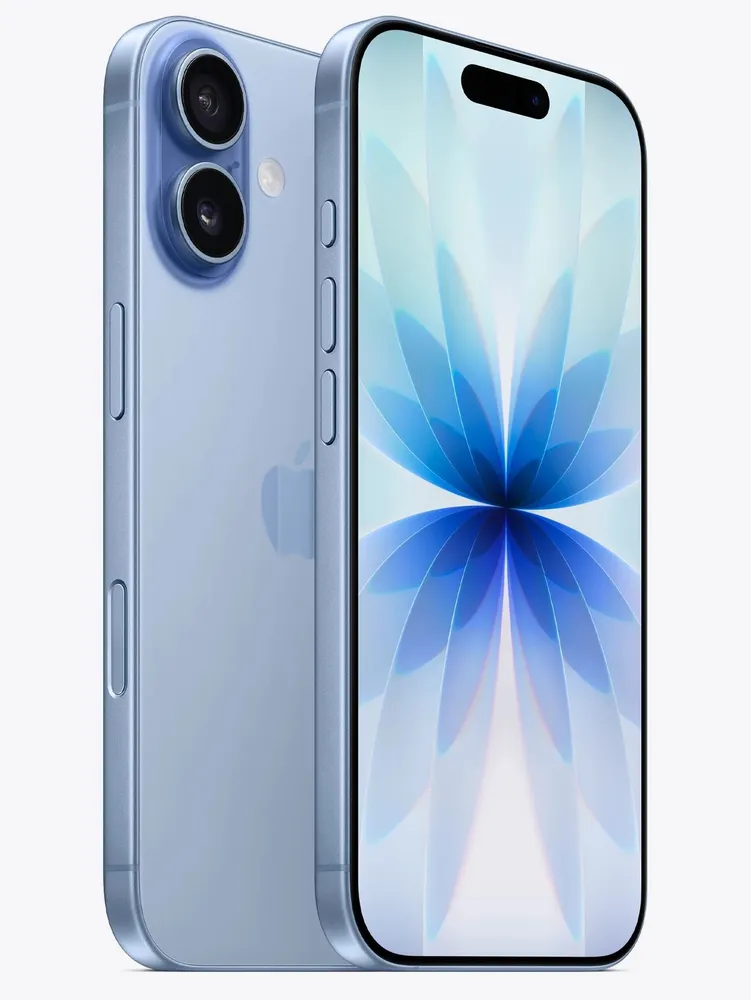 Apple Смартфон iPhone 17 SIM+eSIM 8/256 ГБ, Nano-SIM, синий