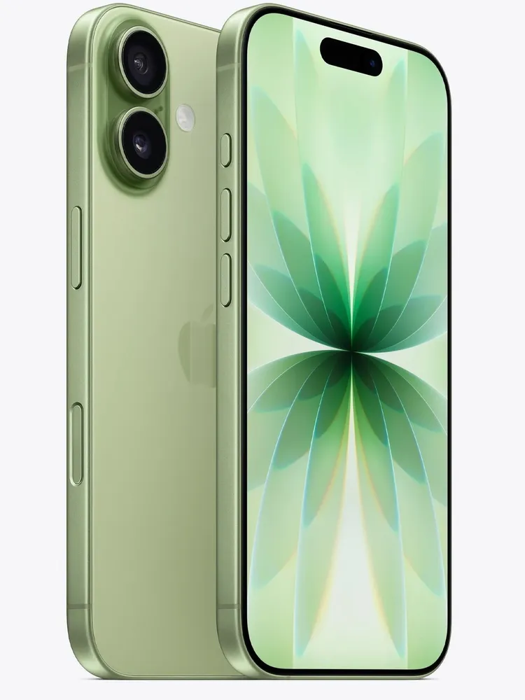 Apple Смартфон iPhone 17 SIM+eSIM 8/256 ГБ, Nano-SIM, зеленый