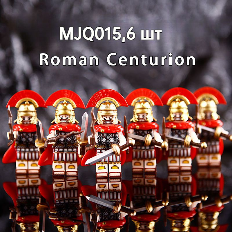 Сборнаямодель<РимскийЛегион>:Центурион,Легионер-ветераниКорникенсосъёмныморужием.Историческийконструкторсдоспехами14+,совместимыслегoконструкторами6шт.
