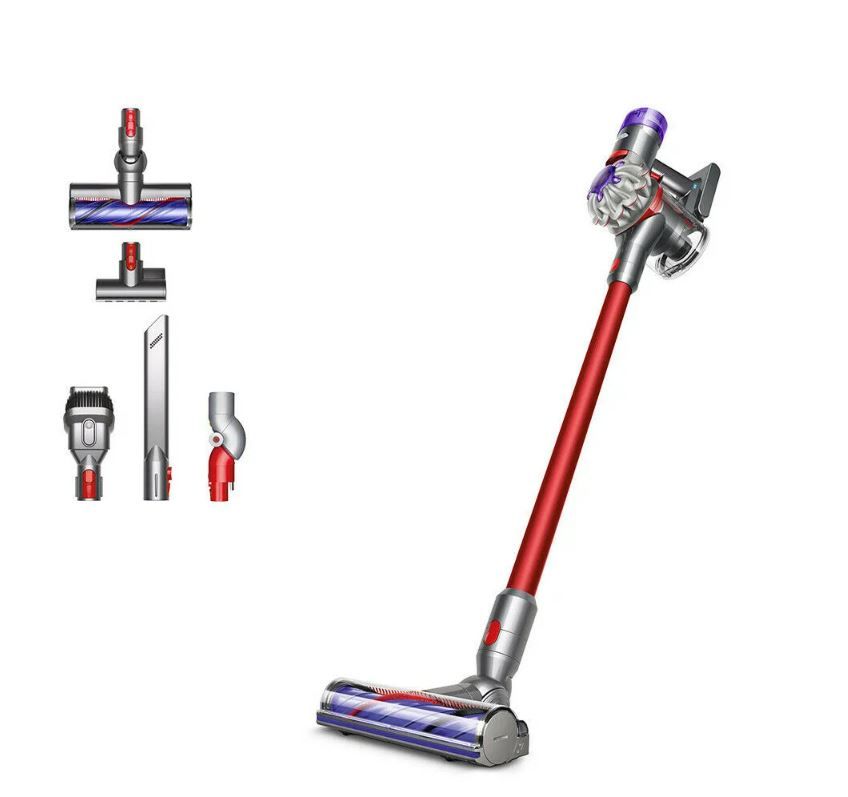 DysonV8Беспроводнойвертикальныйпылесос,красныйУцененныйтовар