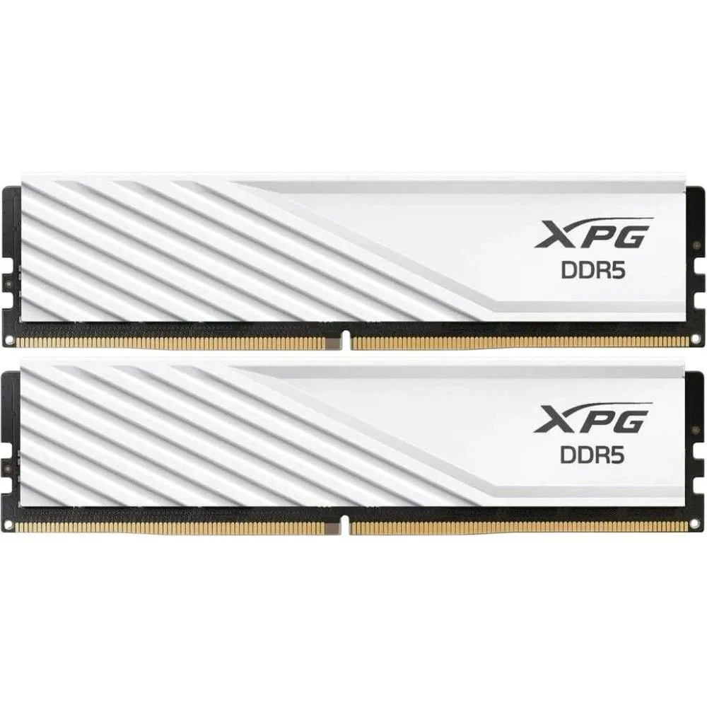 ADATA Оперативная память Оперативная память XPG Lancer Blade, DDR5, 32GB (2x16 GB), 6000 MHz, CL36, радиатор, белый DDR5, 6000 МГц, 2 x 16 ГБ (AX5U6000C3616G-DTLABWH)
