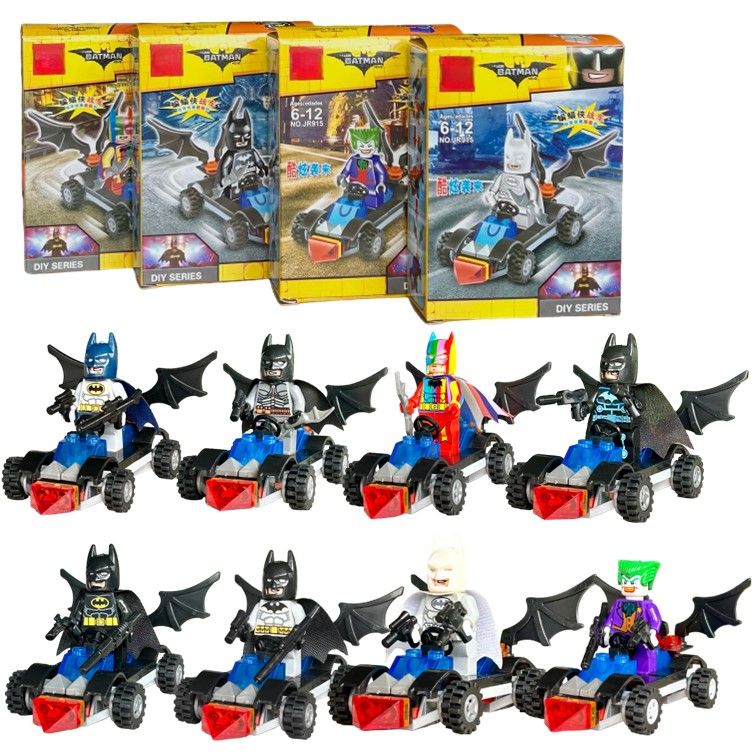 JR915КонструкторSuperHeroesDCBatman,СупергероиМстителиБэтмен8в1