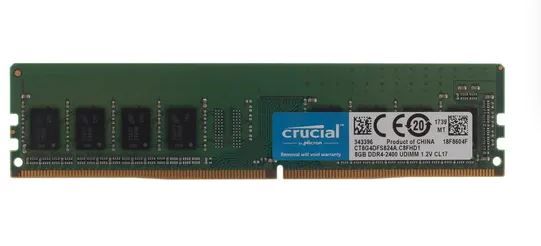 CrucialОперативнаяпамятьМодульоперативнойпамятиDDR4CrucialCT8G4DFS824A8Гб2400MHz1x8ГБ(CT8G4DFS824A)