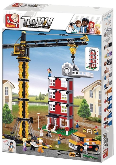 КонструкторSLUBANM38-B0555СтроительнаятехникаКран1461деталей