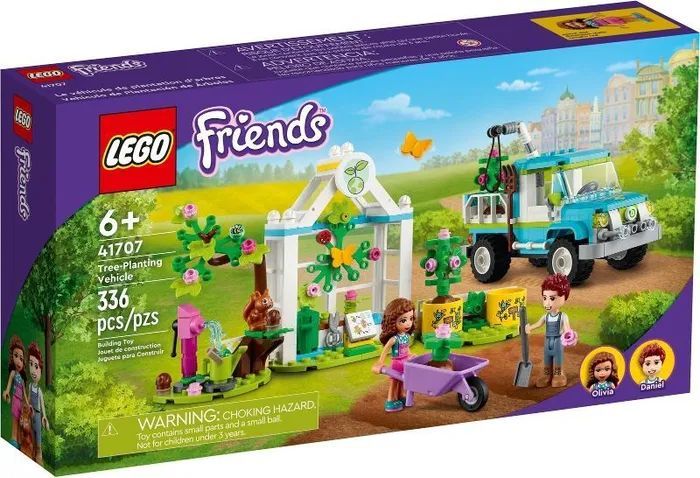 КонструкторLEGOFRIENDS"Машинадляпосадкидеревьев",336элементов,6+,41707